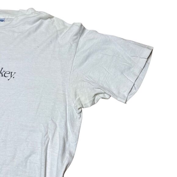 Vintage 80s 1984 Apple McIntosh Computer T Shirt XL - Picture 4 of 7